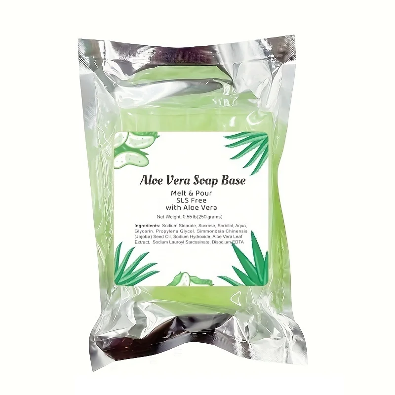 250g Aloe Vera Soap Base, Soap Making Supplies With Soap Making, Melt And Pour Soap, SLS/SLES Free