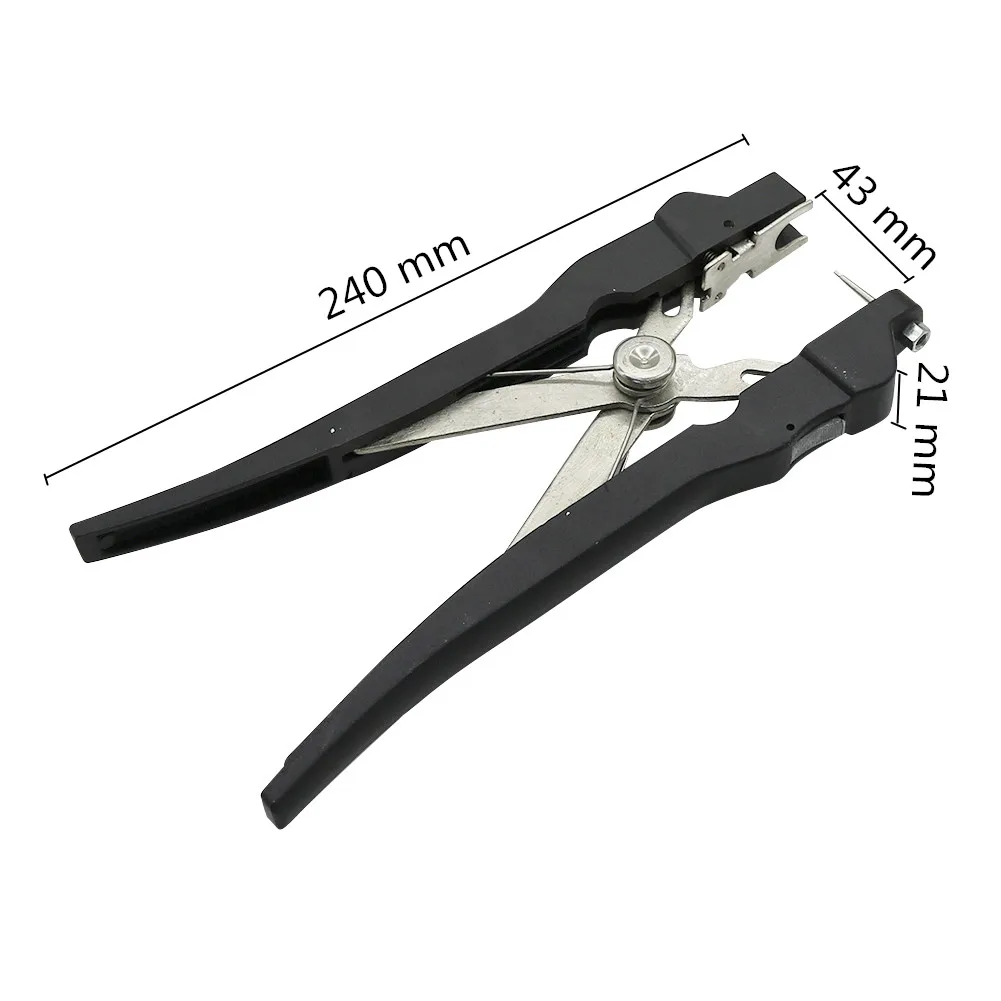 1 Pack Livestock Ear Tag Pliers Label Pliers Pig Cattle Sheep Ear Tag Alloy Metal Clip Feeding Management Tools