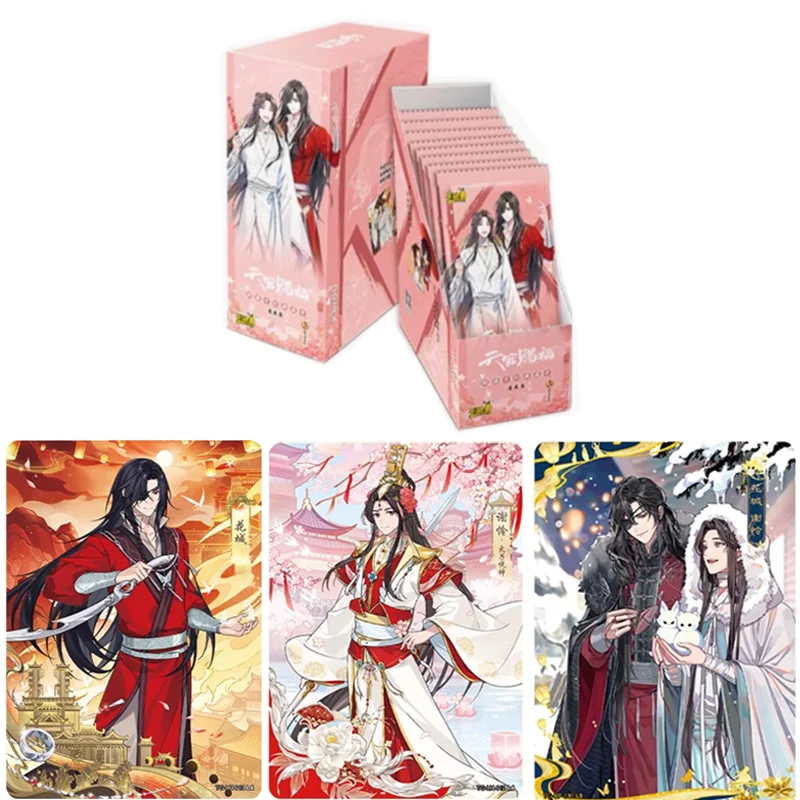 New KAYOU Genuine Heavenly Officials Blessing Collection Cards Fenghua Chapter Anime Character Collectable Card Kids Toys Gifts