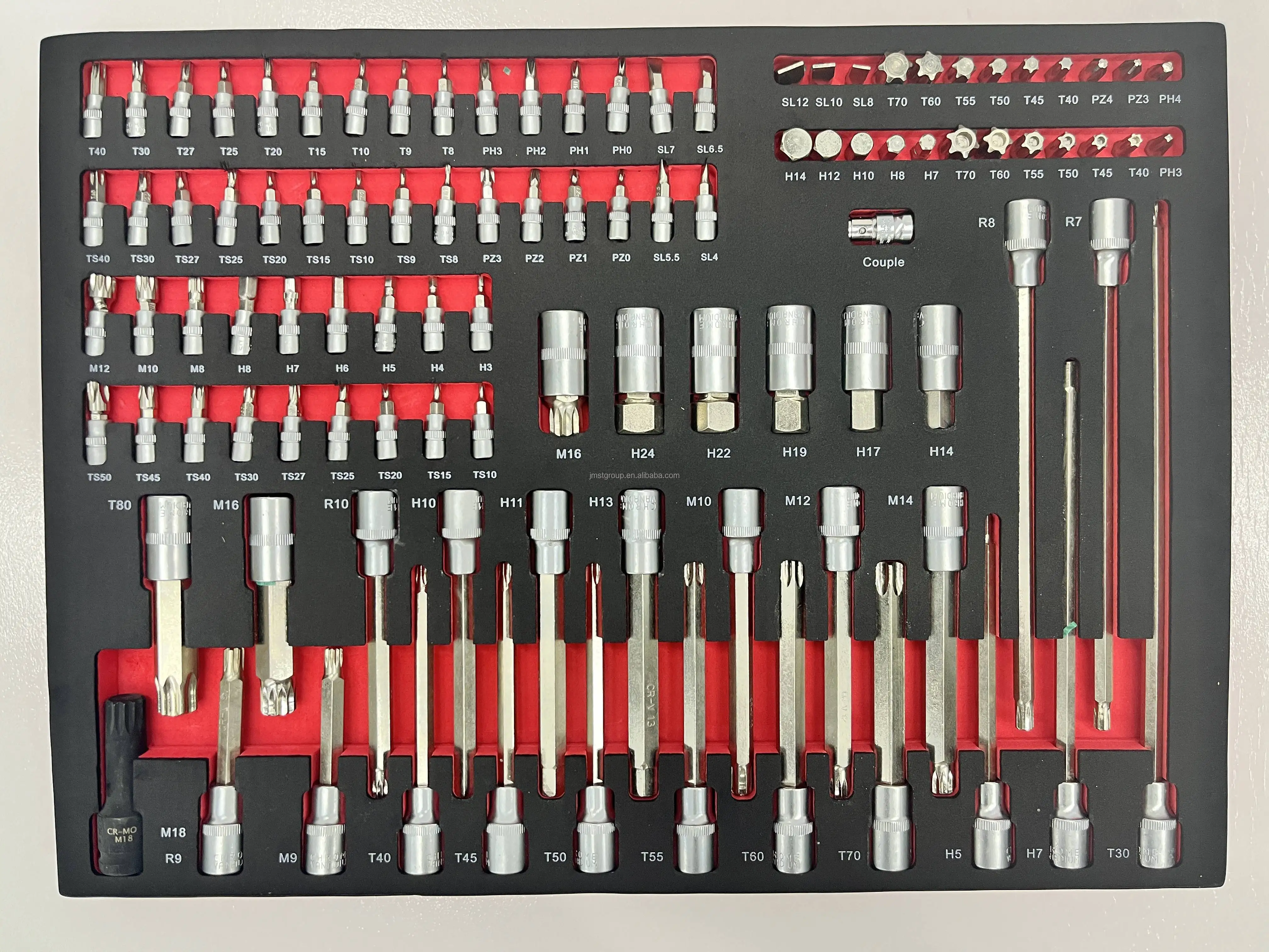 

258 Pcs Professional Normal Wrench Repair Sockets Screwdriver Basic Hand Kit Tool Set Box For Car Repair Shop