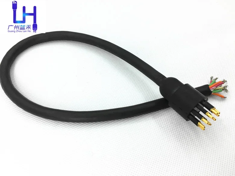 Imagem -03 - Pluggable Waterproof Power Cabo Conectores Pigtail Electrical Subconn Connector para Câmera Subaquática Mcil10m