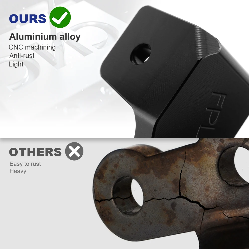 يصلح ل DAX 125 ST125 2022-2023 ST 125 دراجة نارية CNC الألومنيوم الركاب أوتاد القدم تمديد مسند القدمين أوتاد خفض عدة