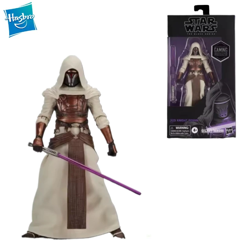 Nuevo Original de Hasbro Star Wars The Black Series Gaming Greats, Figura de Acción del Caballero Jedi Revan, Modelo de Juguete, Regalo