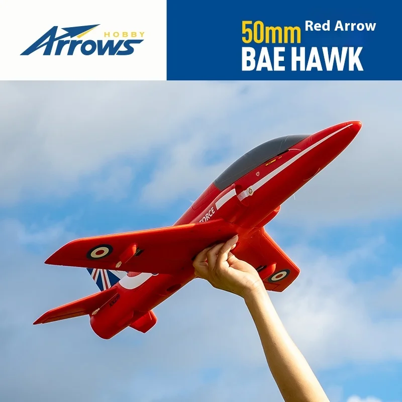 Arrowos Hobby 50 مللي متر مجاري الهواء Fanrc الطائرات هدية Edf Jet نموذج الطيران كاتب اليد رمي باي هوك محاكاة ثابتة الجناح الجمعية