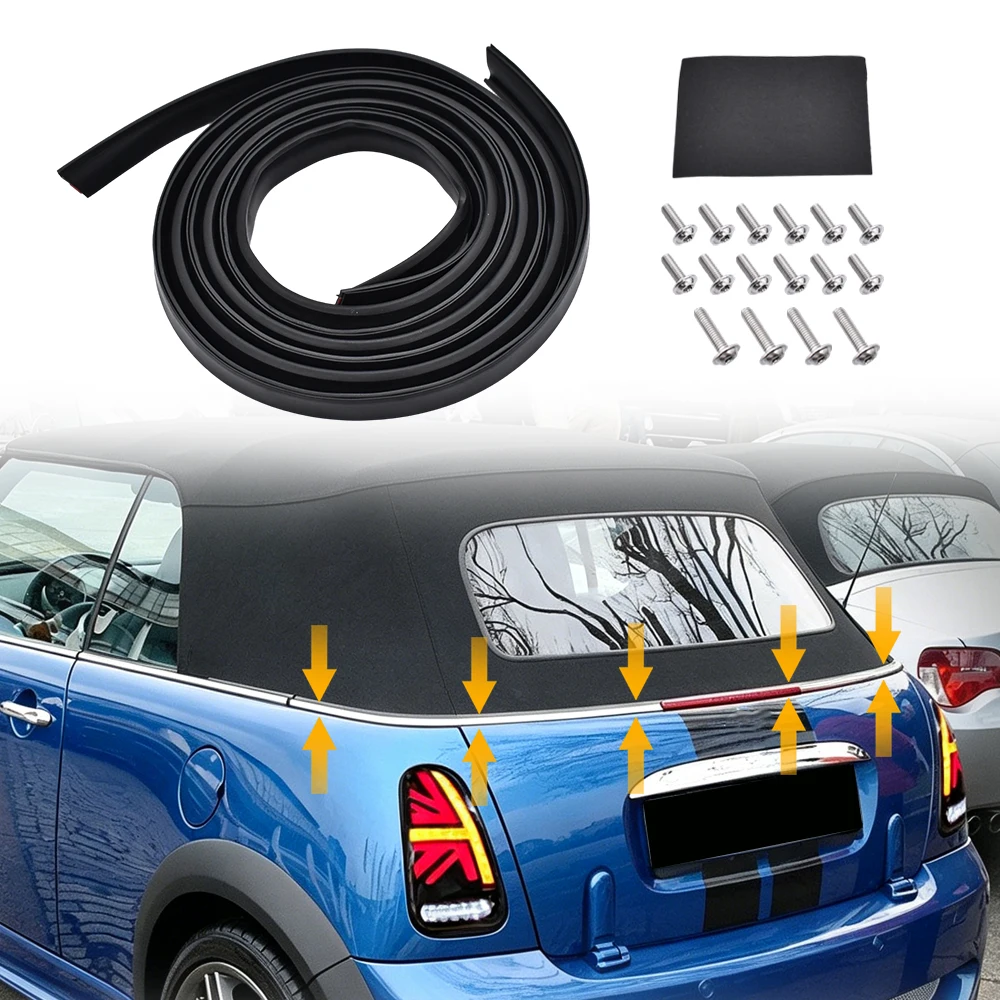 Miękki dach kabrioletowy do Mini Cooper R52 R57 2004-2015, zestaw naprawczy uszczelniaczy dachu