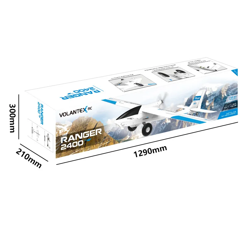 Volantex RC Ranger 2400 V757-9 75709 2400mm Wingspan 5 Channel EPO FPV RC Plane Airplane Model Glider PNP SET Without Battery