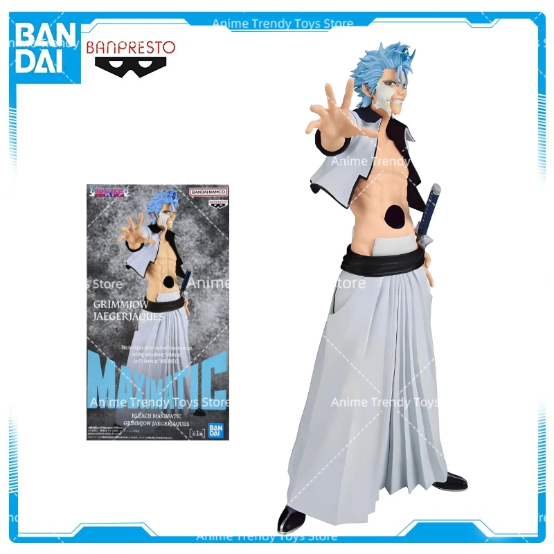 Figura de acción original de Banpresto BLEACH MAXIMATIC Grimmjow Jaegerjaques en stock, modelo coleccionable de anime para niños WY