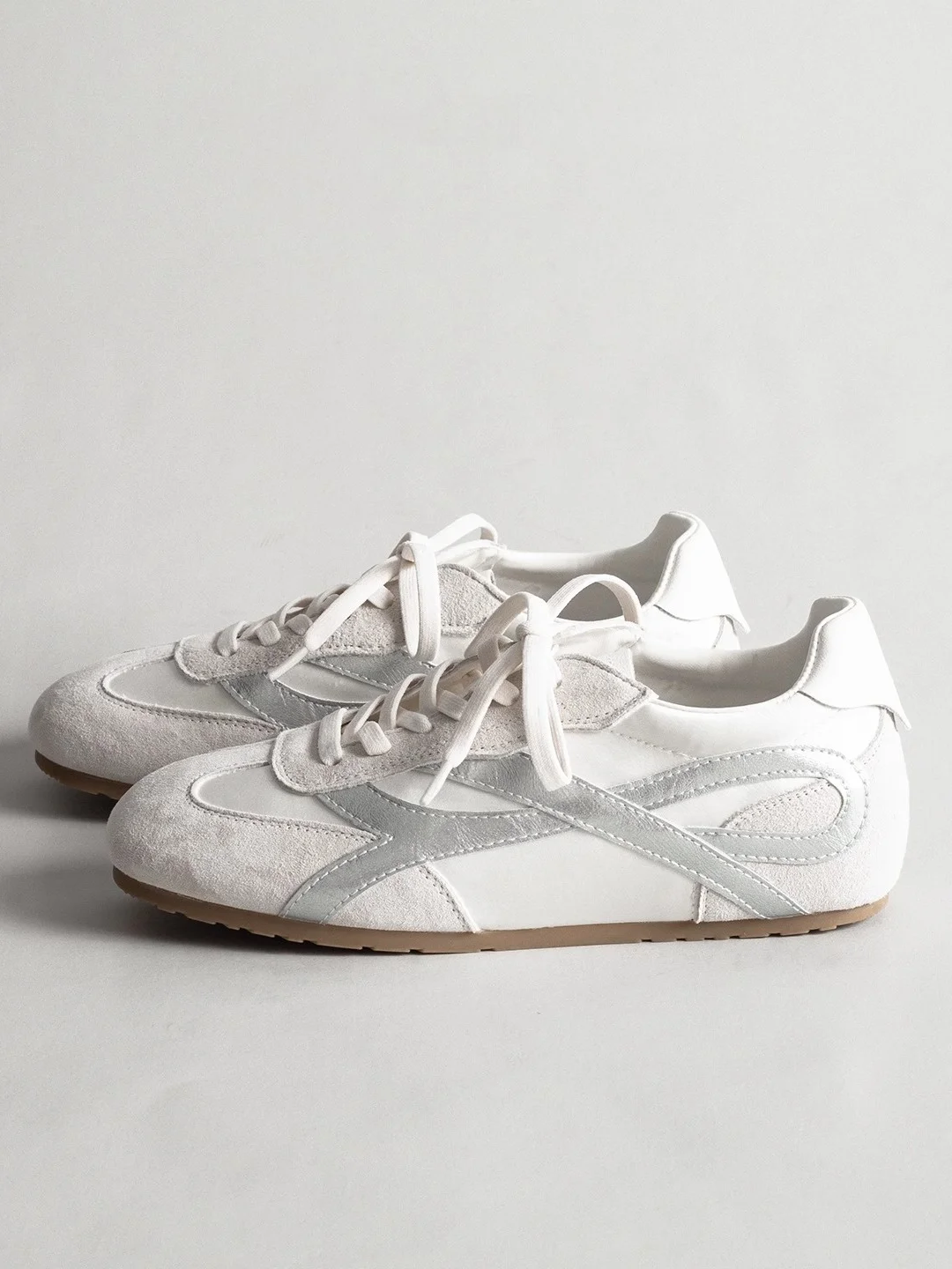 

White Retro Dequan oes Women's 4cm Heightening Casual Sports Flat oes Autumn New Sle Versatile Comfortable Breathable