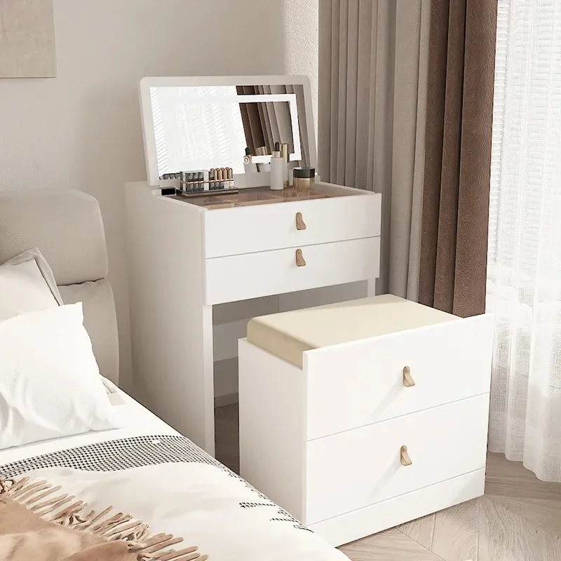 

Vanity Organizer Dressing Table Containers Apartment Mobile Holder Dressing Table White Design Coiffeuse De Chambre Decorations