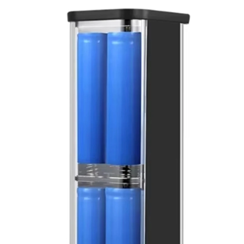 DIY Power Sources Box 18650 Battery Holder 8 Slot,With High Efficiency Charging Digital Display Screen