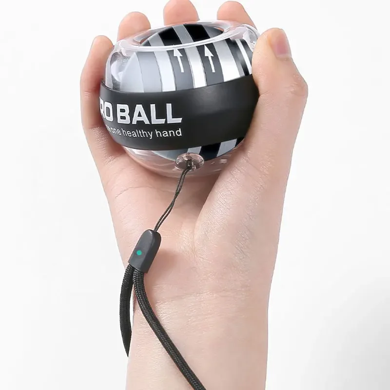 

Lighting Gyroscopic Power Balls Arm Hand Muscle Force Trainer Auto-start Power Wrist Gyro Ball With Counter