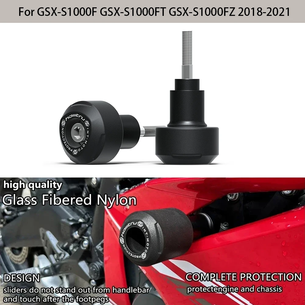 

Motorcycle Falling Protection Frame Slider Fairing Guard Crash Pad Protector For Suzuki GSX-S1000F GSX-S1000FT GSX-S1000FZ 18-22