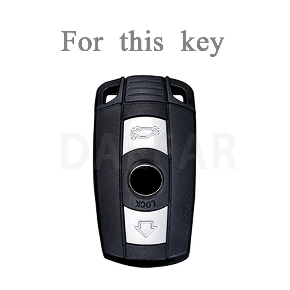 Per BMW E60 E61 E70 E81 E87 E90 E91 E92 X1 X5 X3 1 3 5 6 serie Z4 TPU Car Smart Key Case Cover Fob Protector Shell accessori
