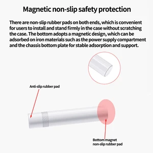 TEUCER-Suporte de placa gráfica GPU, vertical, telescópico, suporte giratório, suporte magnético, suporte de vídeo, VC-15Mini, VC-15Plus 12 principais vendas rodas de ferro aro 15 - №5