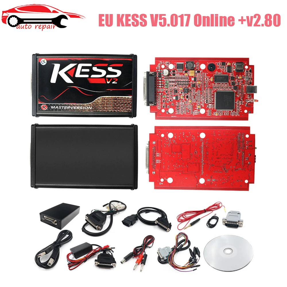 

2023 Online EU Red KESS KTAG V5.017 2.80 KESS 2020 Master Chip Tuning Kit KTAG V7.020 2.25 OBD OBD2 Car ECU Key Programmer Tool