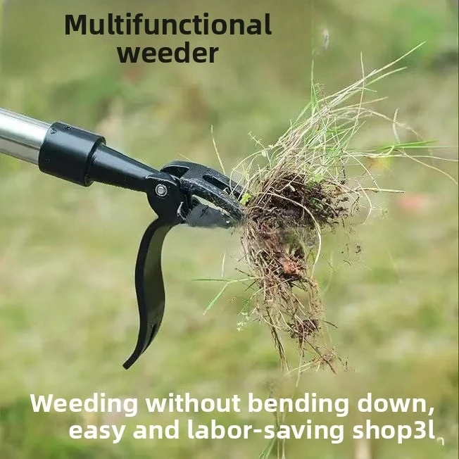 Manual Standing Weeder Garden Tool, Detachable Weed Remover Hand‑Pull Type for Weeds & Wild Vegetables