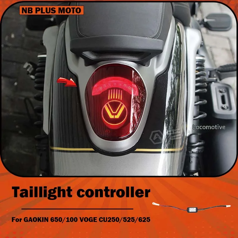 【Premium】For GAOKIN 650/100 VOGE CU250/525/625 modified breathing flashing taillight controllers