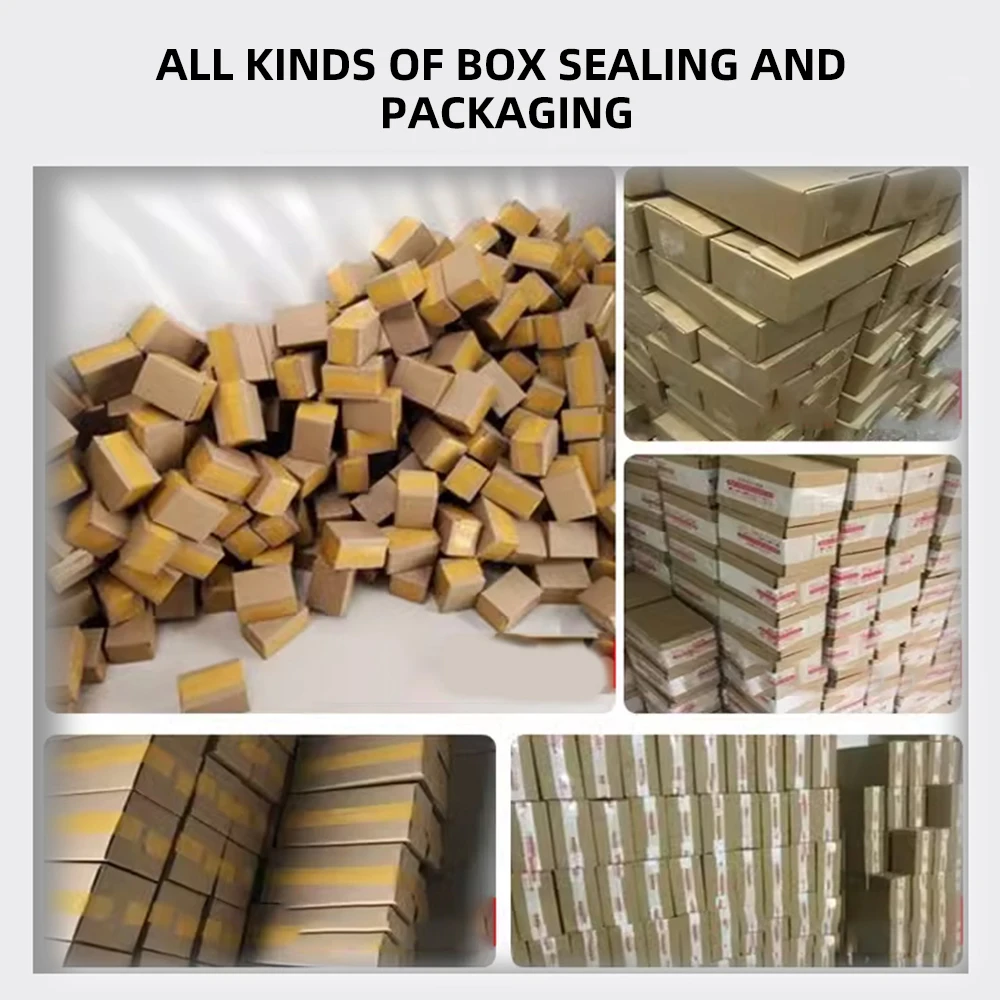 Carton Cross-Sealing Machine, Electric Tape Wrapper, Automatic Packaging and Box Sealing Machine, Express Box Sealer