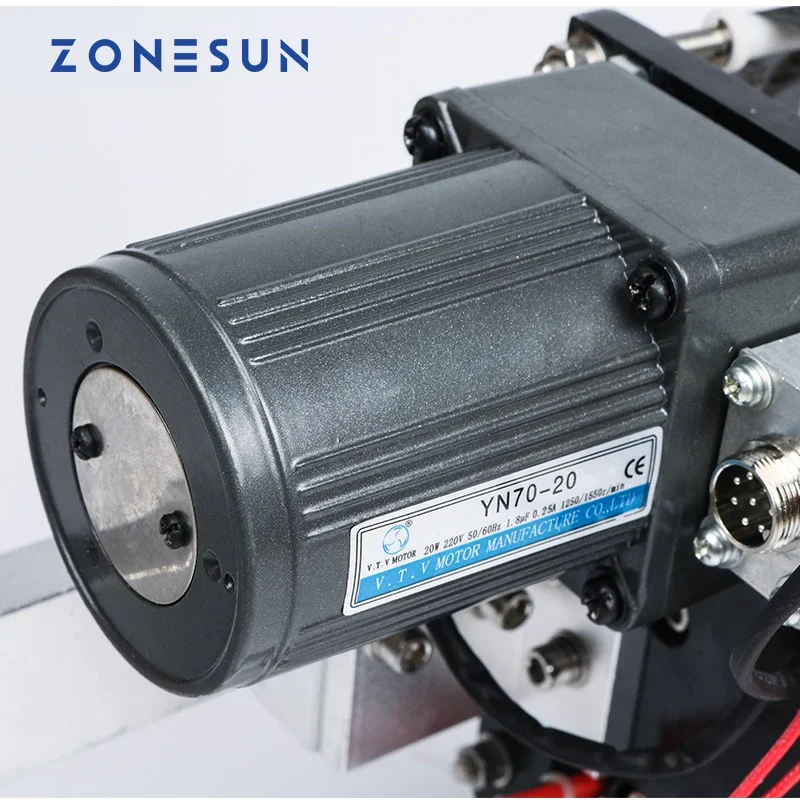 ZONESUN 241 Series Ribbon Coding Machibe Date Printer Expiration Date Lot Number Hot Stamp Coder Partner for Labeling Machine