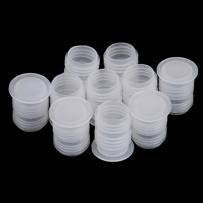 (Ce14) 10 tapones de plástico para botellas de vino, tapones gruesos ecológicos para la elaboración de vino, accesorios para el hogar