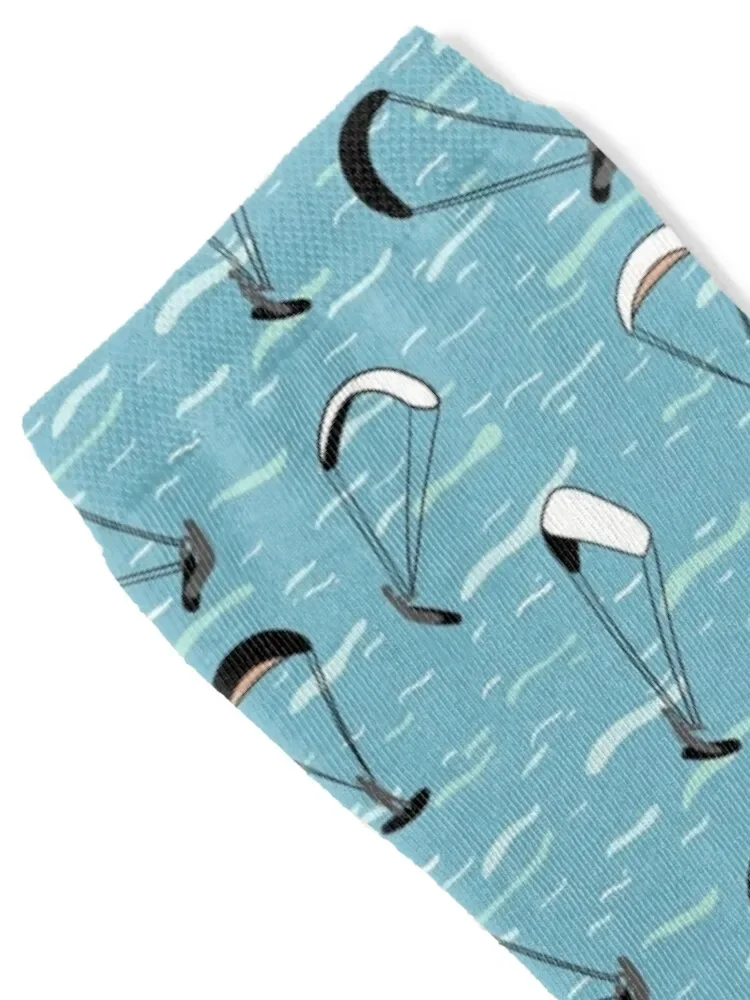 It’s windy! Time to kitesurfing! Socks sheer soccer anti-slip hiphop Luxury Woman Socks Men's