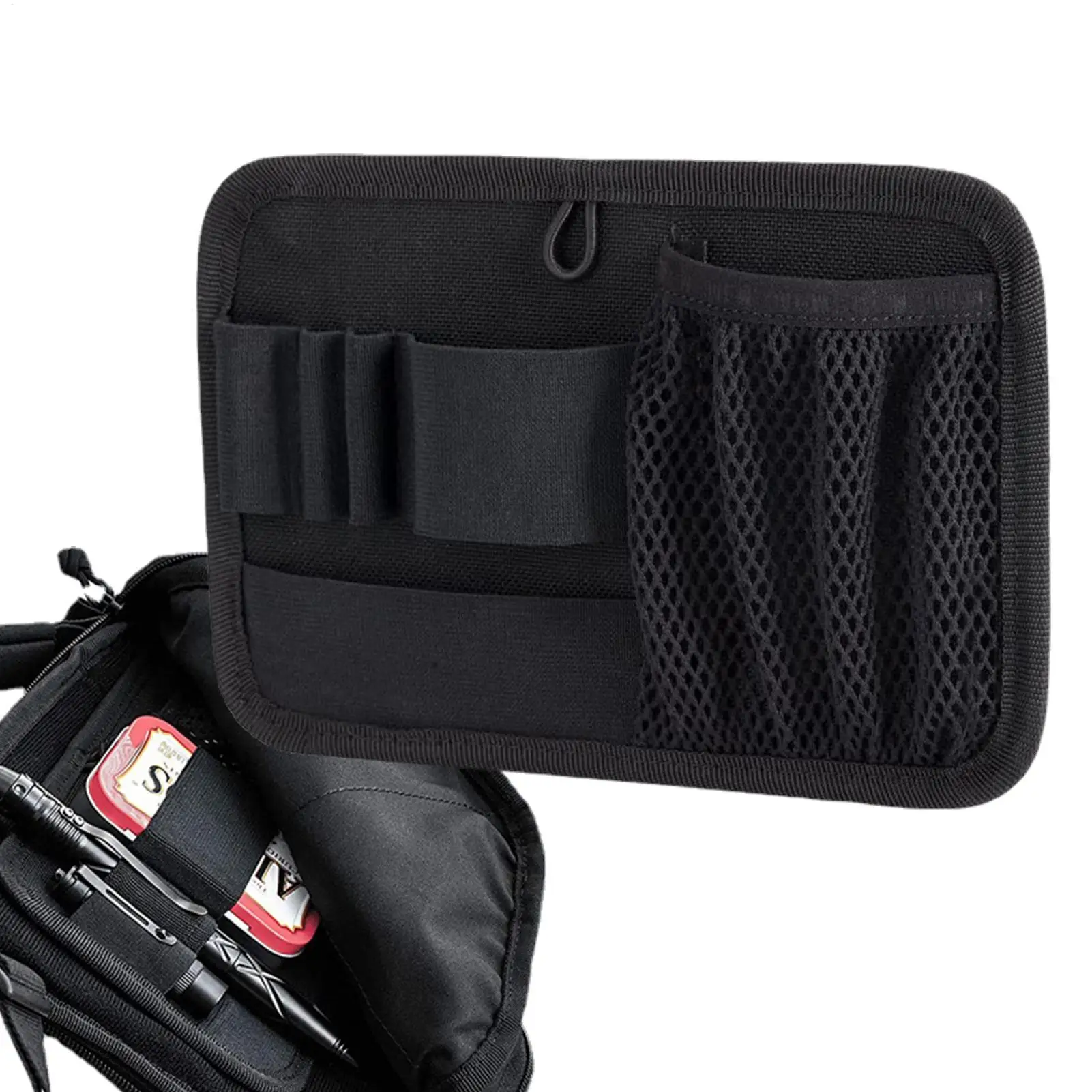 

Hook And Loop Panel Wear-resistant Organizer Panel Stickable Wear-Resistant Molles Admin Pouch For Packs Backpack Or Messenger