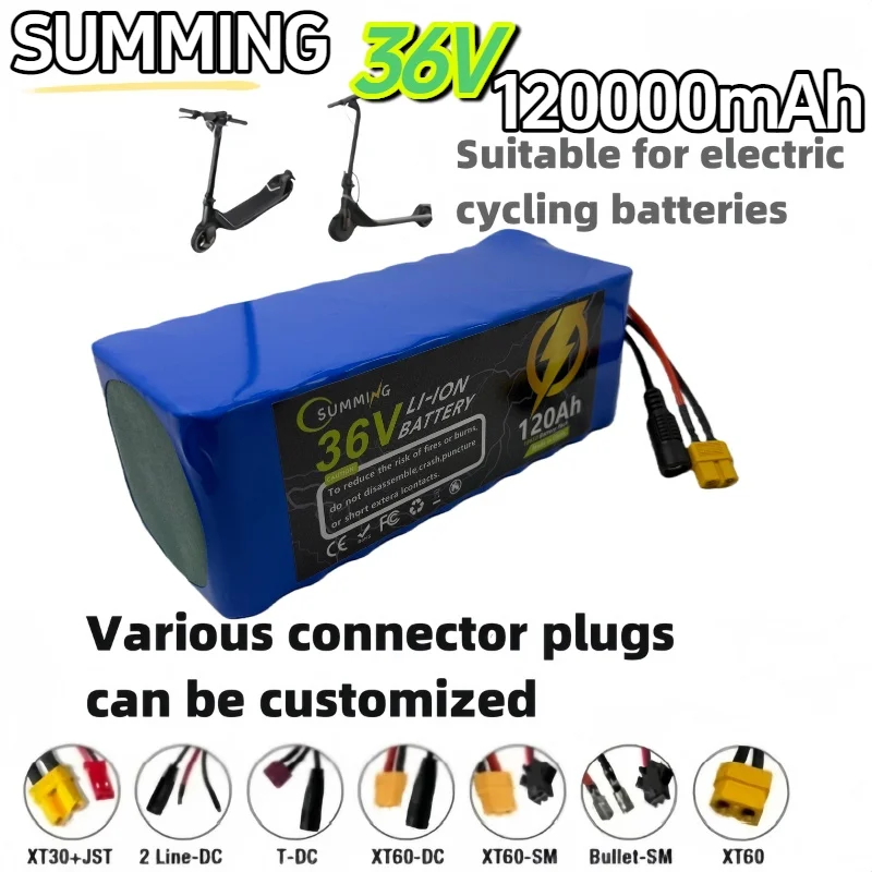 

100% Original new 10S4P 36V 120000mAh 42V electric scooter battery lithium battery 4320Wh electric scooter battery+Charger