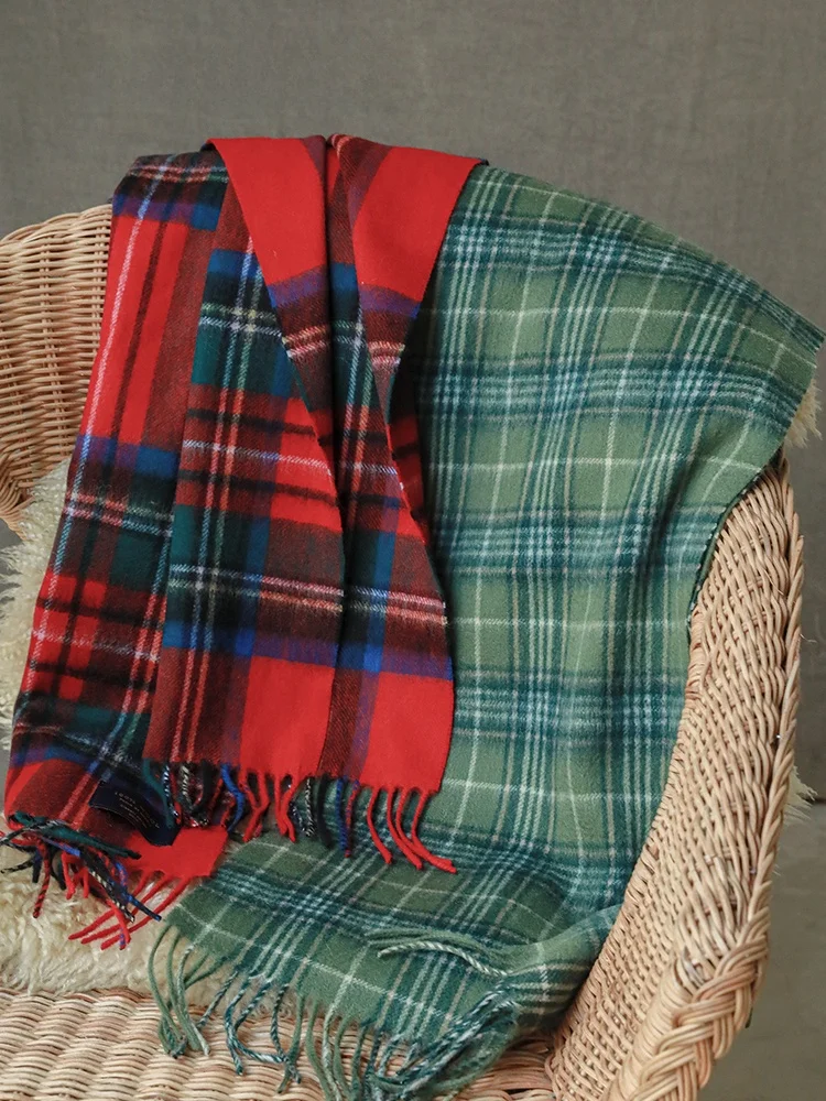 mismemo-00-wool-scarf-women's-sle-2024-new-autumn-winter-warm-red-classic-plaid-awl-faionable-and-cozy-newear