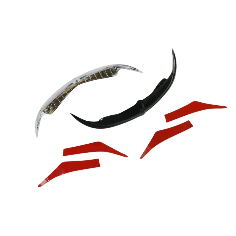 

Мотоциклетная декоративная налобная фара, наклейка на веко, летучая мышь, обтекатель для бровей, отделка для Harley Electra Glide Street Glide Trike 96-13