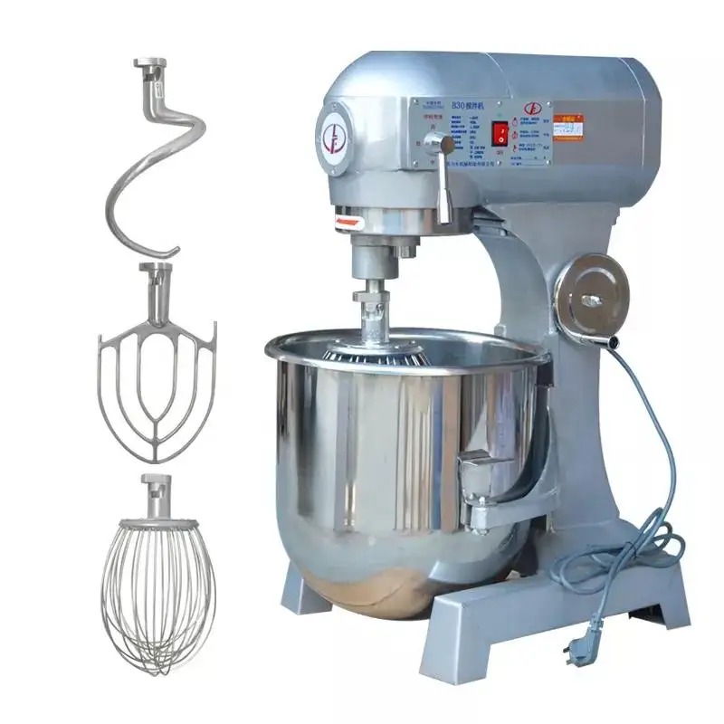 Commercial baking equipment stainless steel flour dough spiral food mixer with 10 15 20 30 40 liters