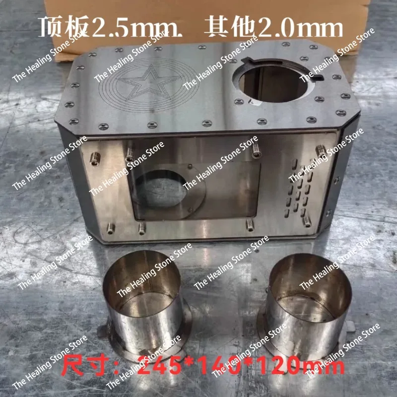 

Wood Stove Floor View Chimney Transfer and Expansion Platform