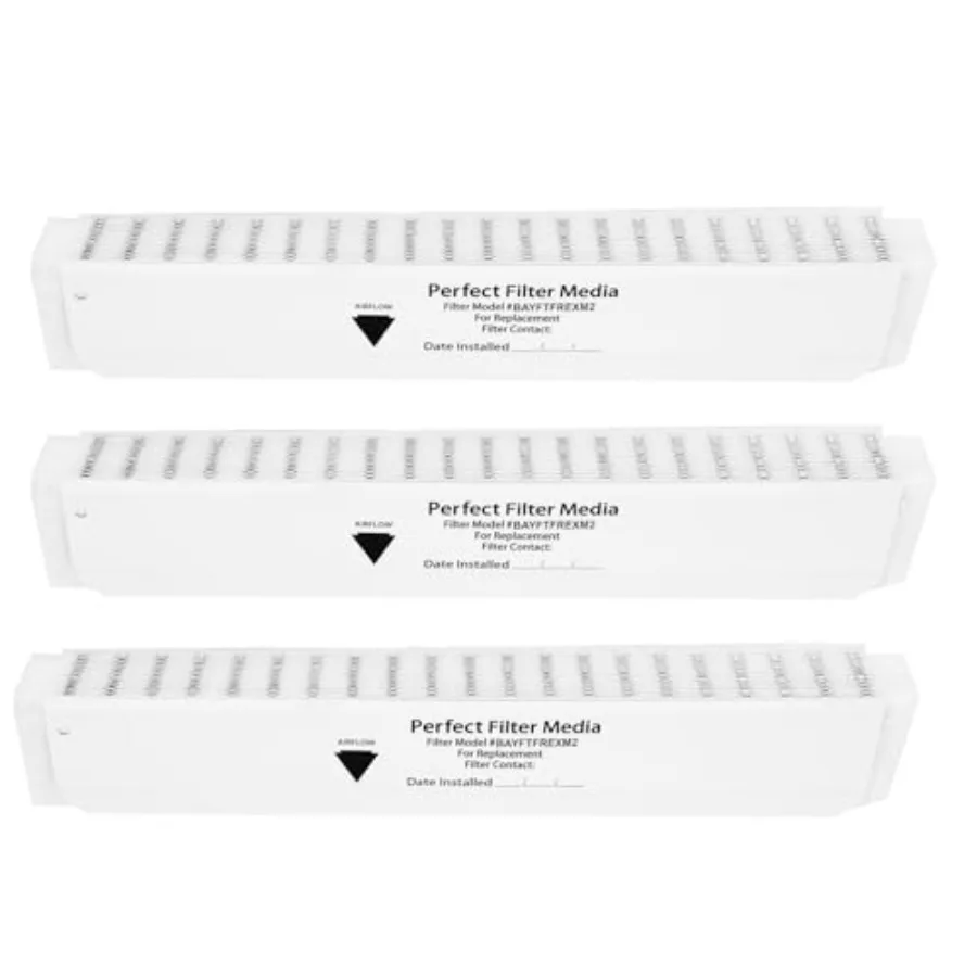 

3 PacksUpgrade BAYFTFREXM2 MERV 13 Perfect Fit 5 Filter Media Compatible with Trane BAYFTFREXM2 FLR06232 Expandable Filter