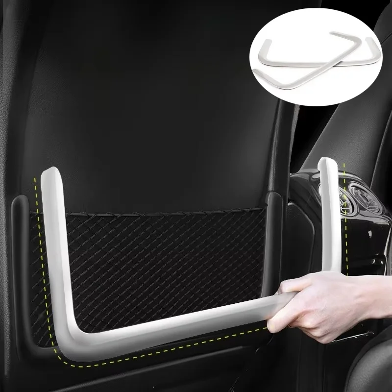 Suitable for Mercedes-Benz GLB220/A200LCLA new A-class EQB/eqa seat back net pocket decorative sticker GLA interior modification