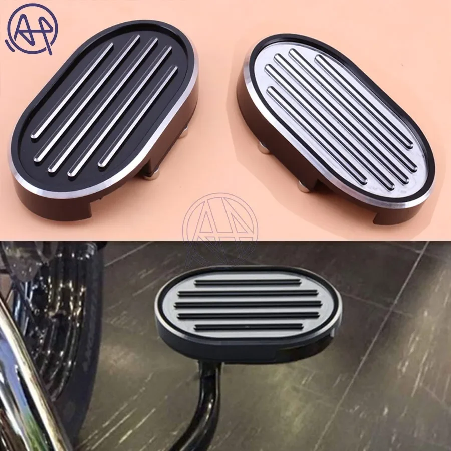 

Black/White Edge Billet Brake Pedal Pad Cover For Harley Dyna V-Rod Sportste 883 1200