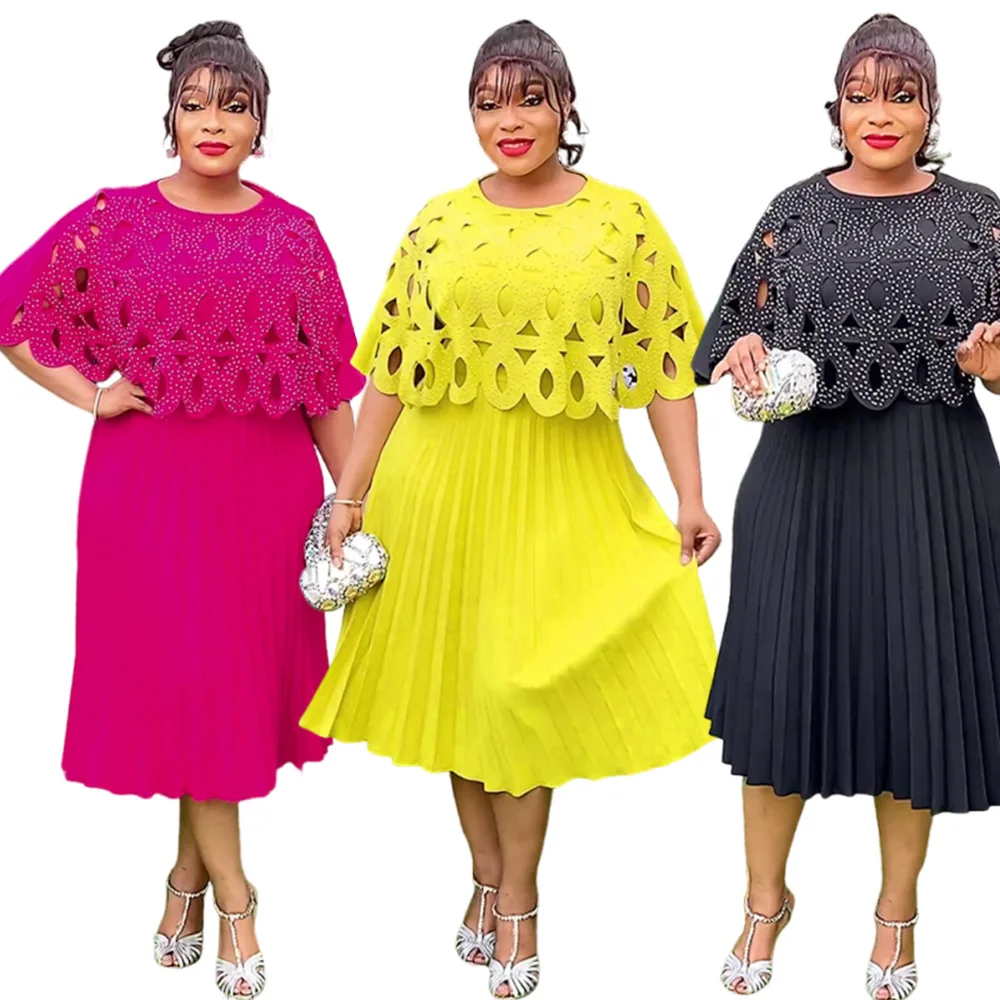 Robes africaines élégantes pour femmes Dashiki Ankara bureau dame tenue Robe grande taille soirée longue Robe 2026 afrique vêtements