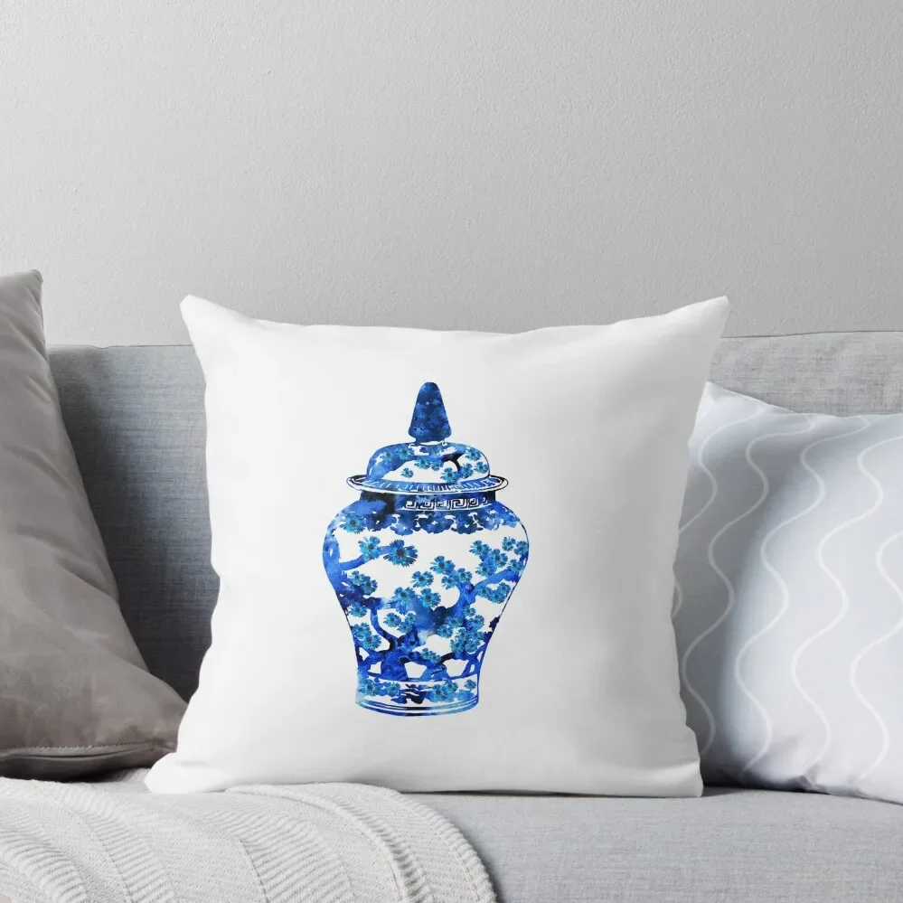 

Ginger Jar Throw Pillow Cushions Home Decor Christmas Pillow