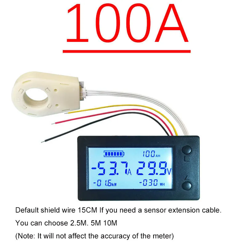 Bluetooth DC Hall Coulomb METER 100A 200A 400A Digital Voltmeter POWER Capacity Lifepo4 Lead-acid Lipo Li-Ion Battery BMS image 3