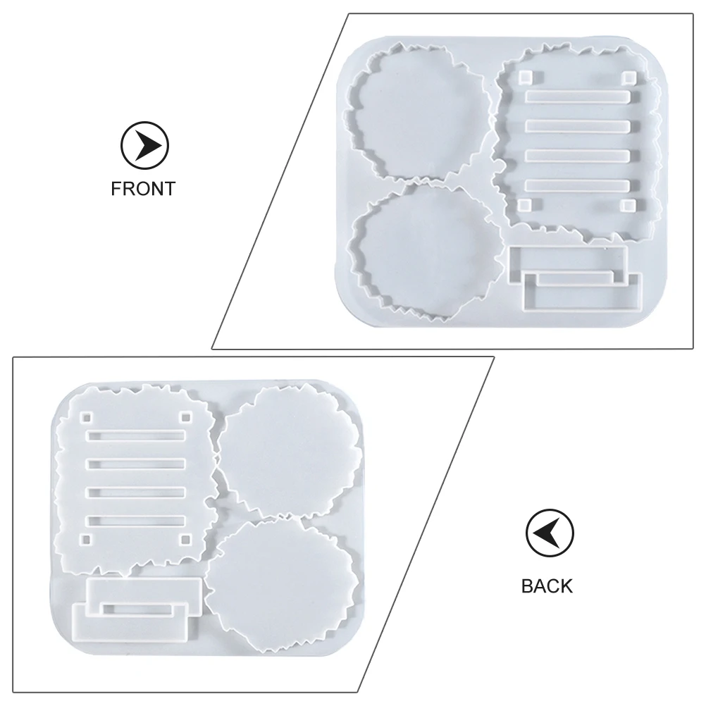 

Creative Silicone Coaster Diy Craft Epoxy Resin Mold Fine Durable Easy Demoulding Handmade Mould Fun Coaster Rack Casting Mold