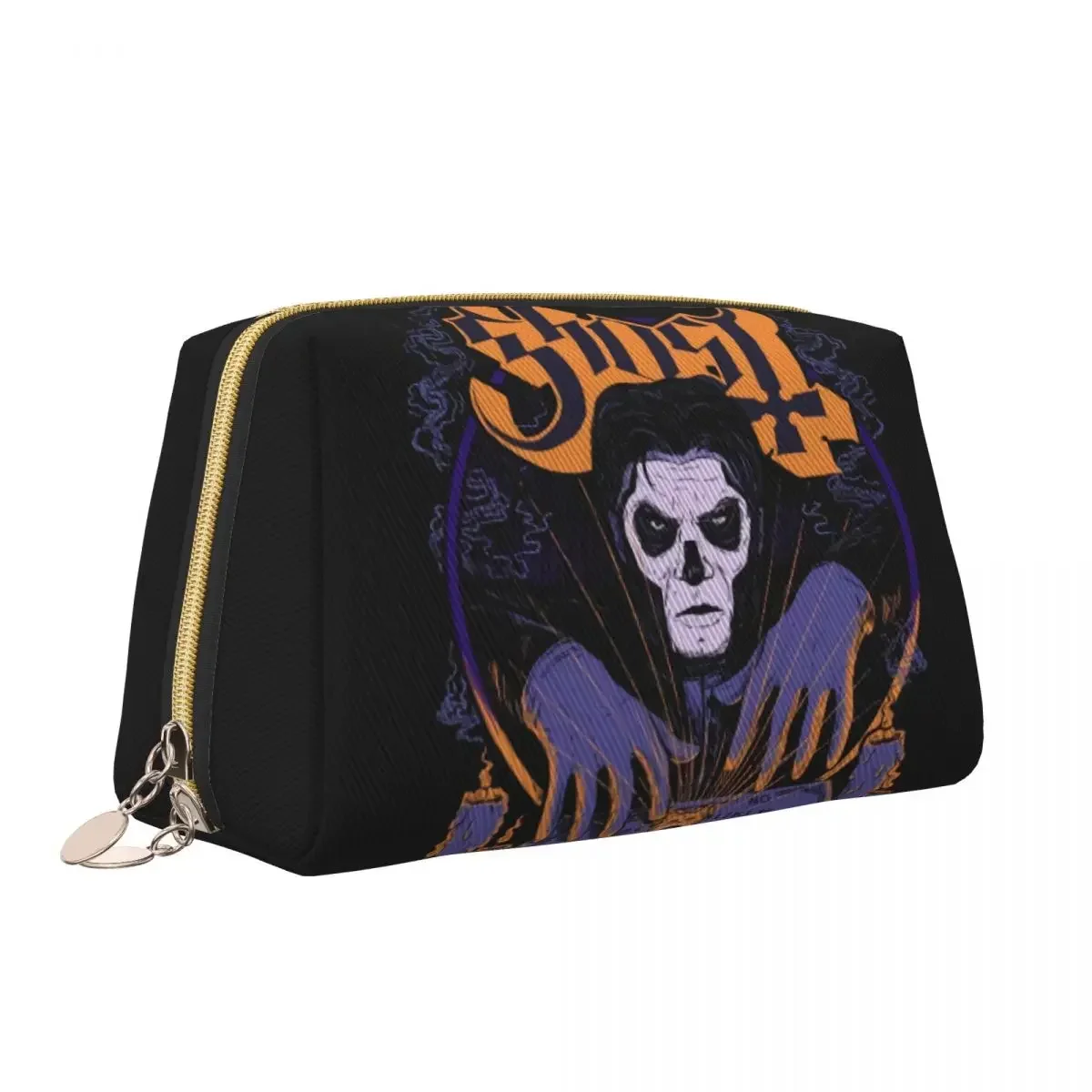 Heavy Metal Rock Band Ghost Impera Maestro Cosmetic Bag Women Kawaii Big Capacity Makeup Case Beauty Storage Toiletry Bags