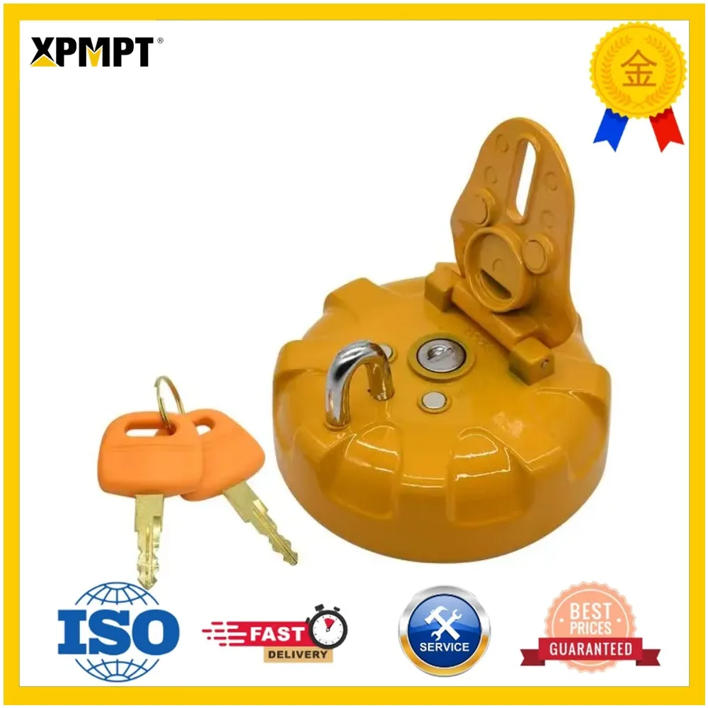 Fuel Tank Cap with key (2) For Sany Excavator SY155W SY205C SY210C SY215C SY220C SY235C SY365H