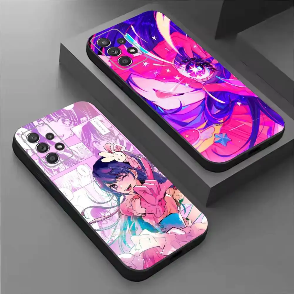 Anime O-Oshi no K-Ko Phone Case For Samsung S26,25,24,21,22,21,20,10,9,8,7,6,Ultra,Plus,Fe, Lite Black Cover