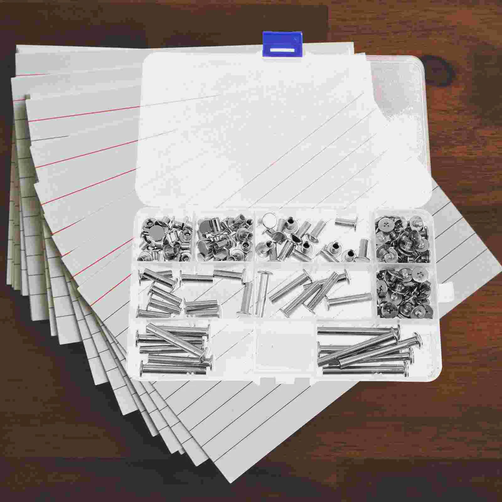 Ledger Binding Rivets DIY Screw Post Account Book Scrapbook Stainless Steel Column Craft