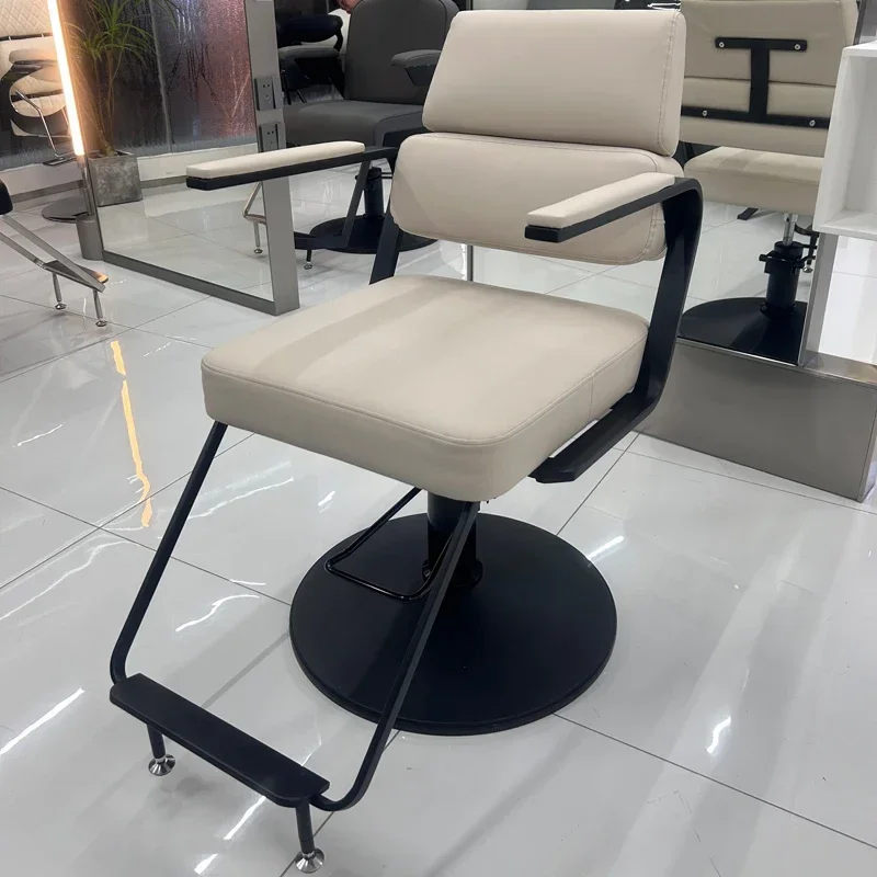 Internet celebrity high-end barber shop chair hair salon special hair cutting stool hair salon lift perm chair simple seat