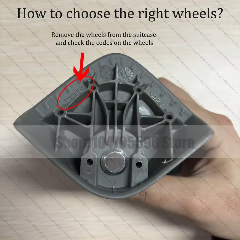 Suitable for Samsontie JY103 luggage box universal wheels luggage accessories replacement parts handcart wheels silent replaceme
