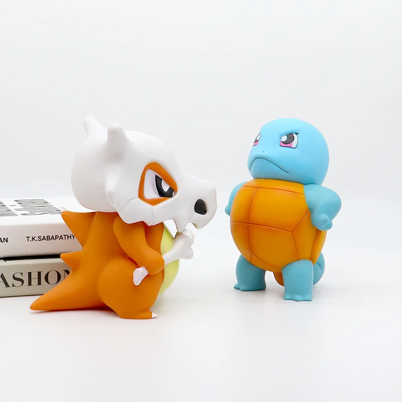 Pokemon 16cm Anime Figure Toys Cubone Pikachu Squirtle PVC Action Figure Game Statue Model Kids Toys Doll Desk Decorations Gifts