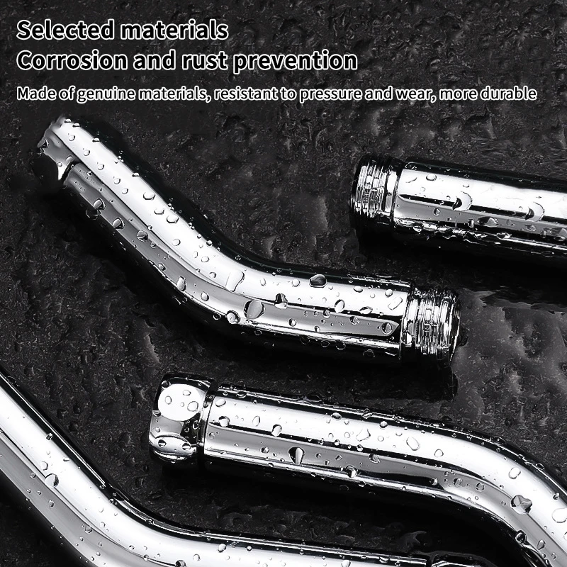 Shower Arm Extension Adjustable Angle Shower Head Adapter 135° Elbow Connector