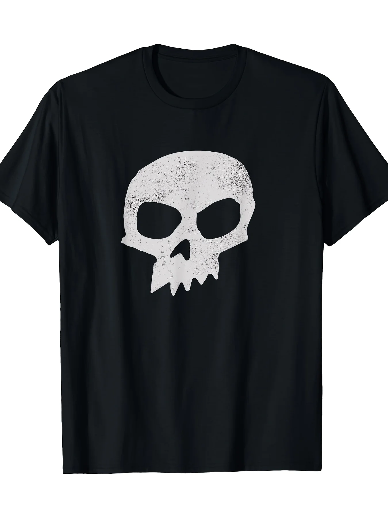 تي شيرت ديزني بيكسار سيد جمجمة سوداء للرجال والنساء بأكمام قصيرة مطبوعة قصة لعبة كرتونية عصرية #1