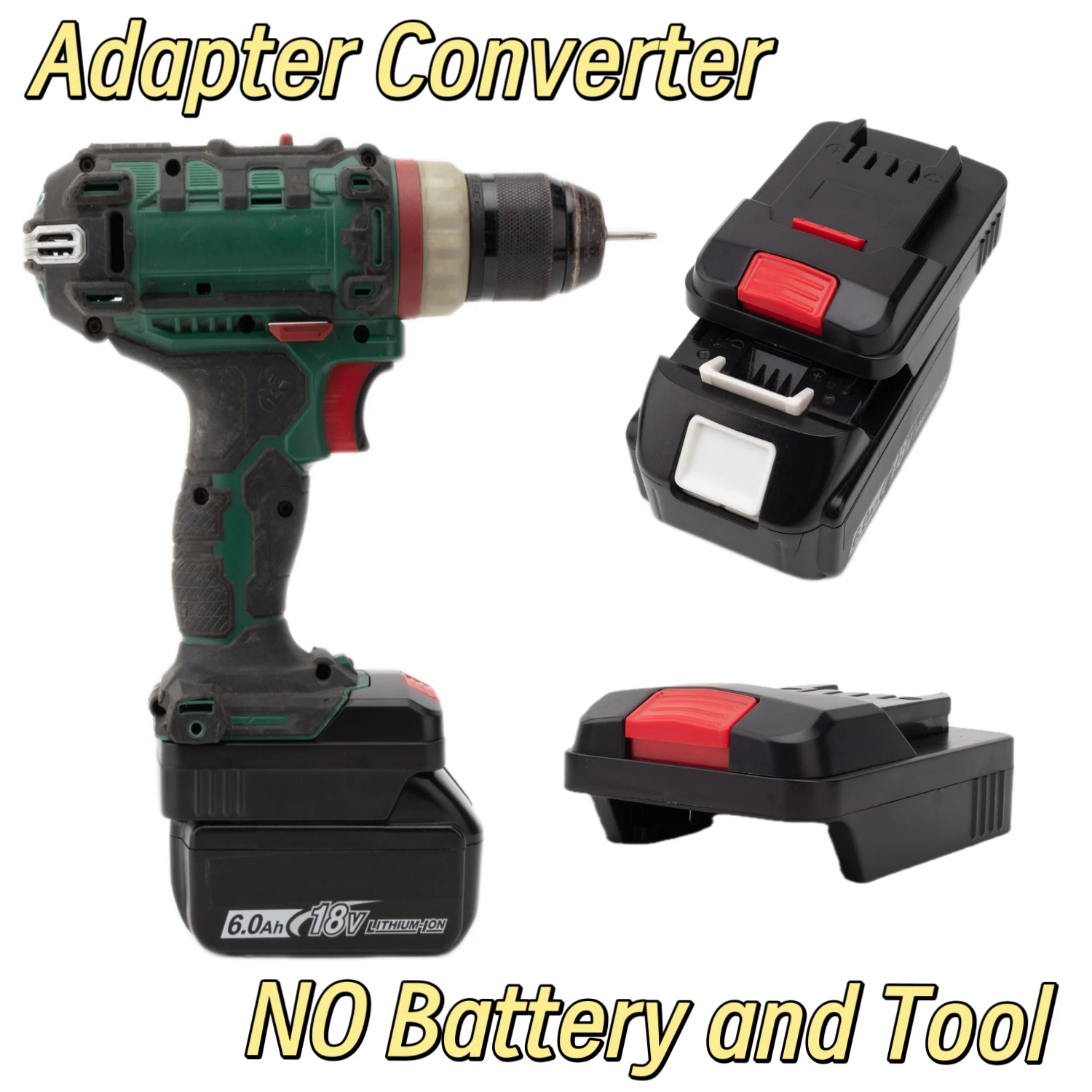 1x Adapter for LID Parkside X20V Li-ion Tool Convert To Makita 18V Li-ion Battery Portable Wireless  Adapter(NO Battery)