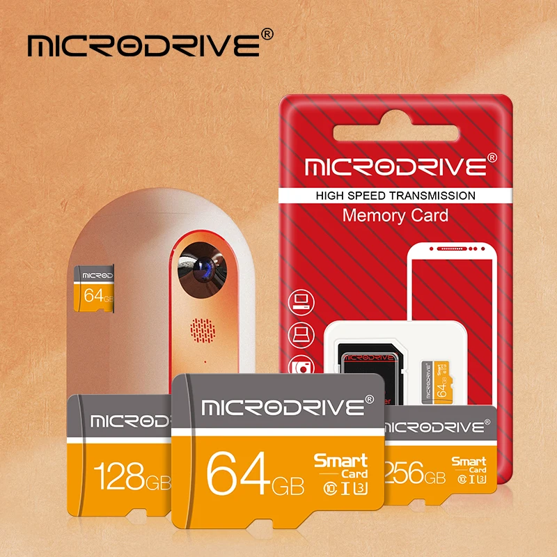 Micro TF/SD Card 128GB Class 10 16GB 32GB 64GB 256GB สําหรับกล้องโทรศัพท์ Mini TF Card