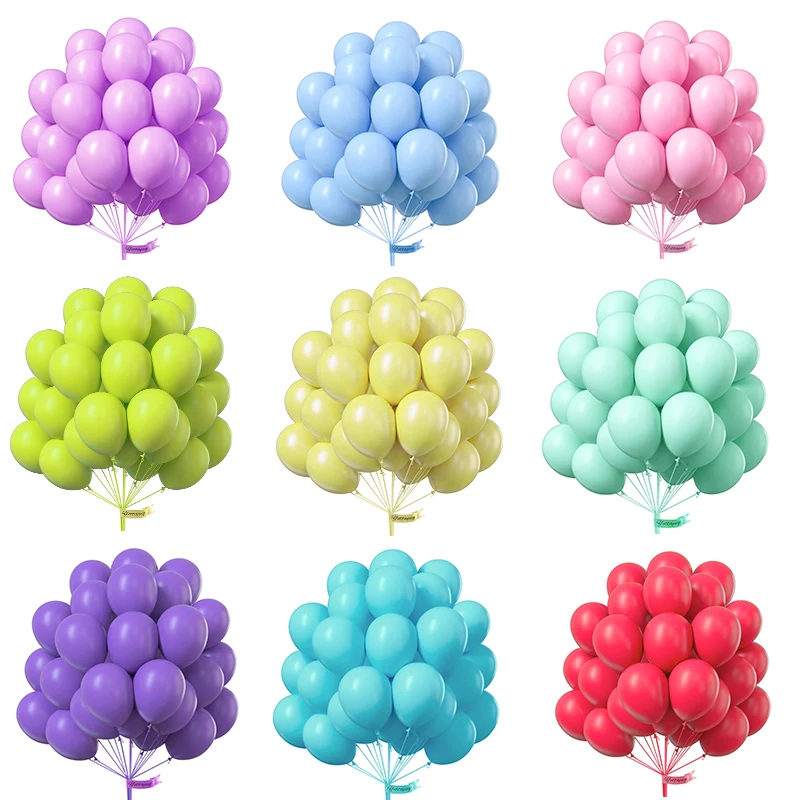 10pcs Birthday Balloons 10inch Latex Balloons Gold Red Pink Blue Pearl Wedding Party Air Ball Birthday Ballon Party Decor